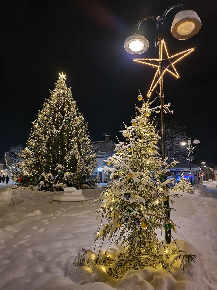 Christmas in Kuressaare central square